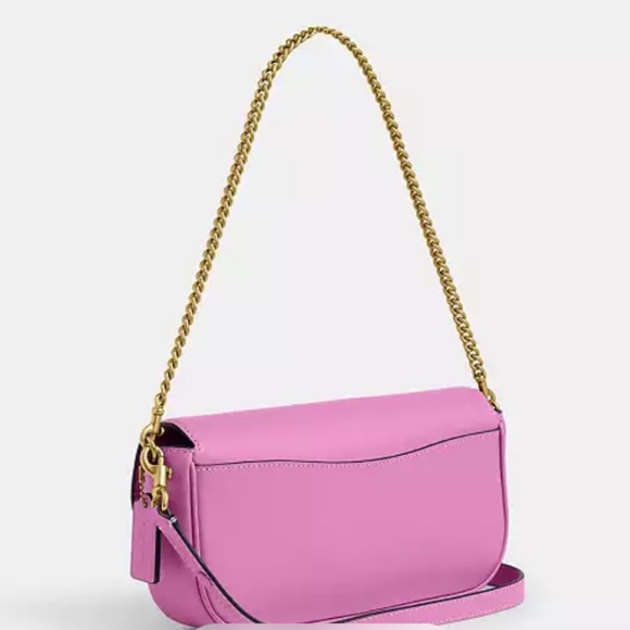 Authentic Coach Brook Flap Chain Bag - Picture 2 of 4